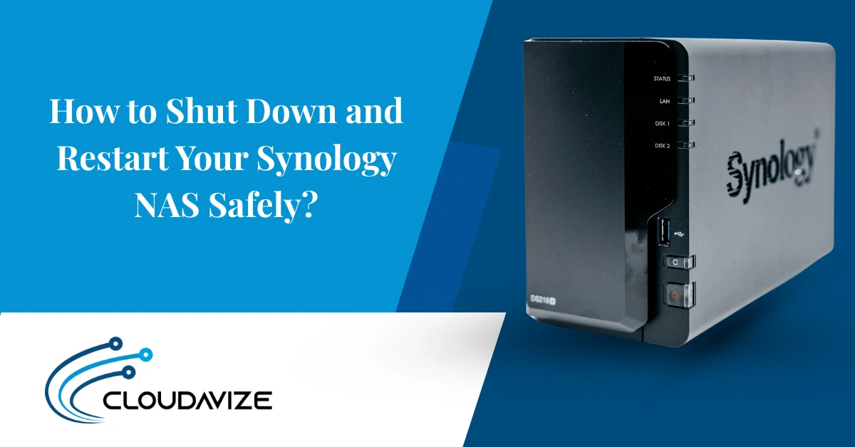 shut down and restart your synology nas safely